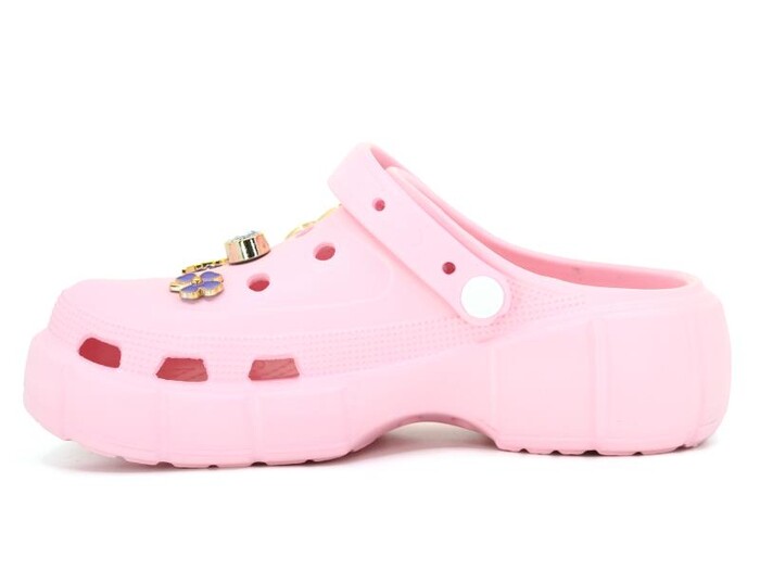 Apella Zenne E800-12 Samba Taşlı Eva Cross Terlik Açık Pembe - 3