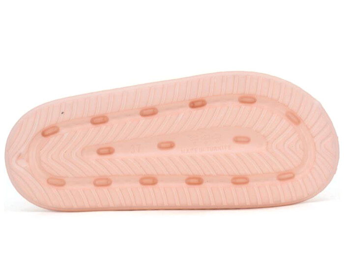 Apella Zenne E800-17 Örgülü Taşlı Lux Eva Terlik Pudra - 3