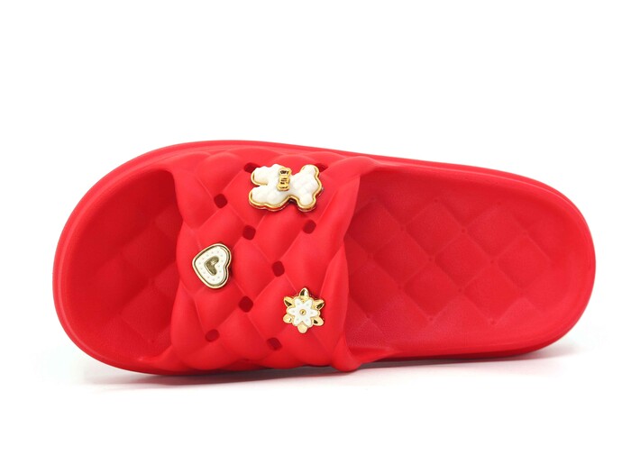 Apella Zenne E800-19 Bambu Etiketli Poşetli Lux Eva Terlik Kırmızı - Apella (1)