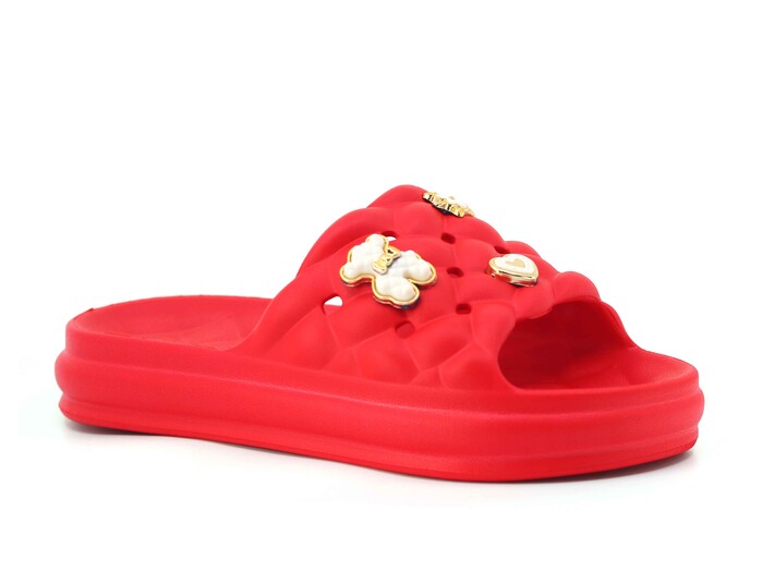 Apella Zenne E800-19 Bambu Etiketli Poşetli Lux Eva Terlik Kırmızı - Apella