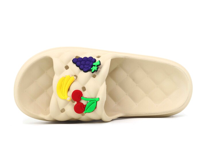 Apella Zenne E800-19 Bambu Etiketli Poşetli Lux Eva Terlik Meyveli Bej - Apella (1)