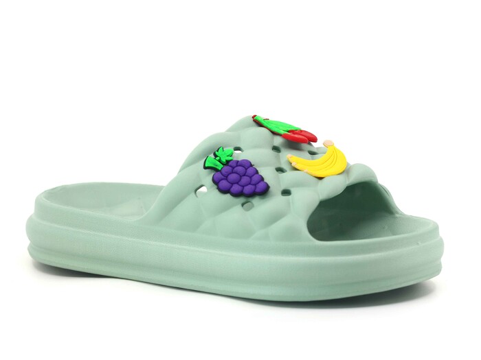 Apella Zenne E800-19 Bambu Etiketli Poşetli Lux Eva Terlik Meyveli Çağla Yeşili - 1