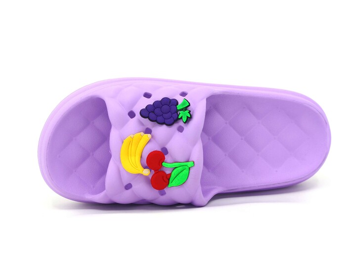 Apella Zenne E800-19 Bambu Etiketli Poşetli Lux Eva Terlik Meyveli Lila - Apella (1)