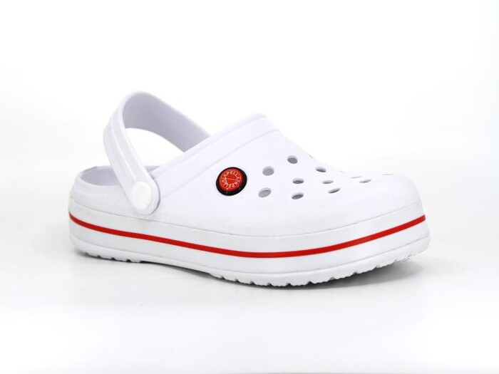 Apella Zenne E800-2 Eva Sargılı Cross Terlik Beyaz - 1