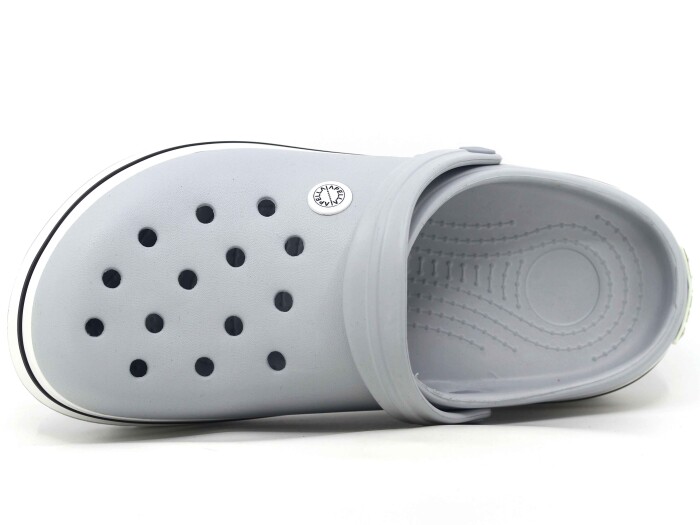 Apella Zenne E800-2 Eva Sargılı Cross Terlik Buz Gri - Beyaz Siyah Sargı - Apella (1)