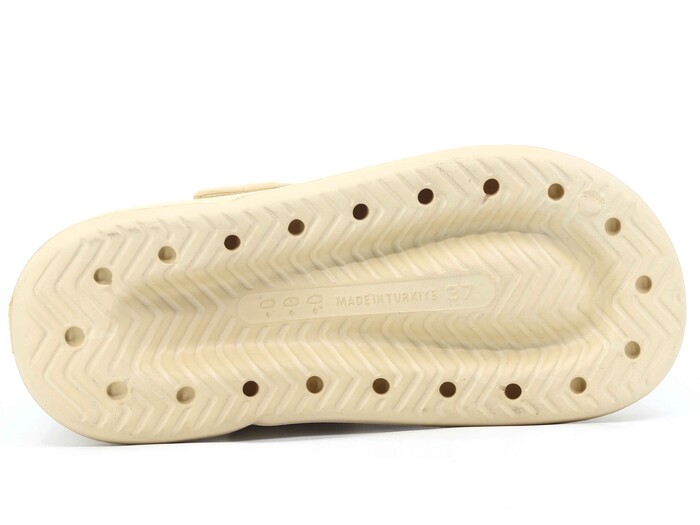 Apella Zenne E800-20-1 Kontes Lüx Taşlı Döngülü Lux Eva Terlik Bej - 3