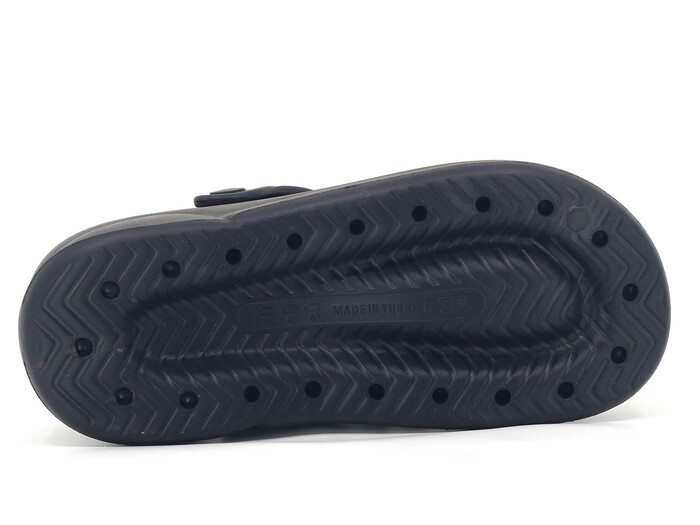 Apella Zenne E800-20-1 Kontes Lüx Taşlı Döngülü Lux Eva Terlik Siyah - 3