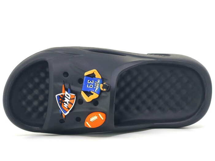 Apella Garson E800-21 Safari Üç Emojili Lux Eva Terlik Siyah - Apella (1)