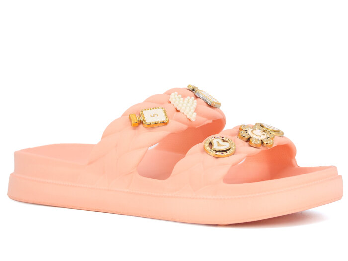 Apella Zenne E800-22 Karmen Üç Emojili Lux Eva Terlik Taşlı Pudra - Apella