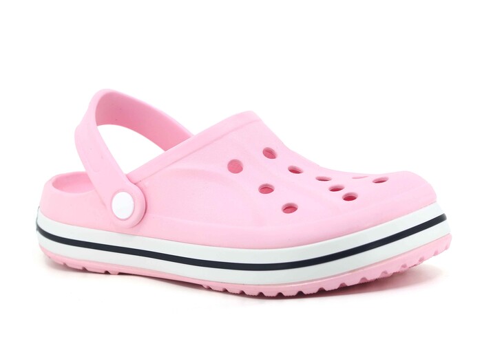 Apella Zenne E800-3 Damarlı Eva Sargılı Cross Terlik Açık Pembe - Apella