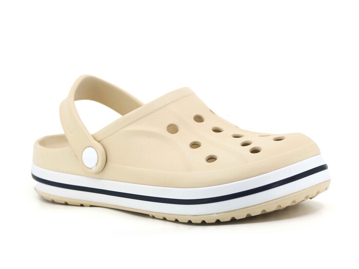 Apella Zenne E800-3 Damarlı Eva Sargılı Cross Terlik Bej 