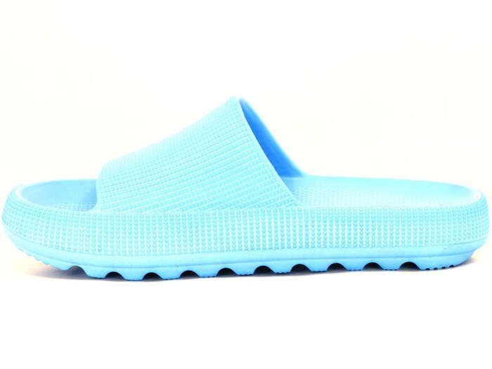 Apella Zenne E800-5 Havlu Düz Lux Eva Terlik Açık Mavi - Apella (1)