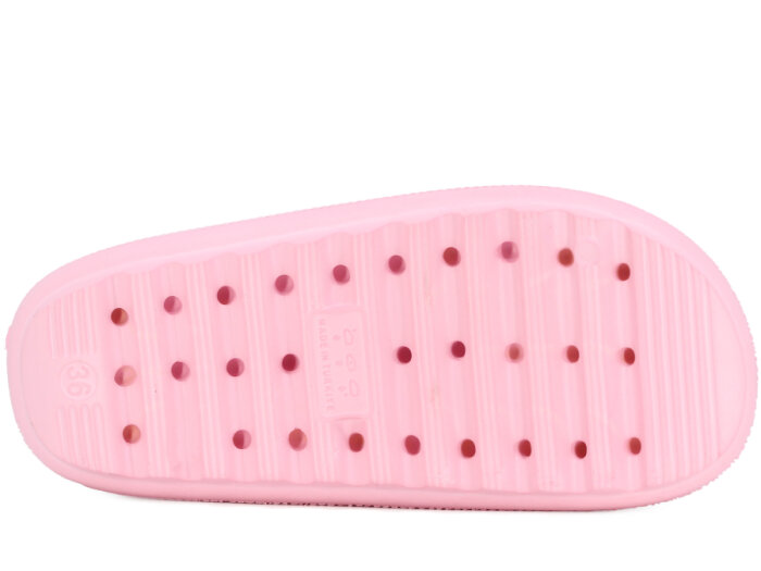 Apella Zenne E800-5 Havlu Taşlı Lux Eva Terlik Açık Pembe - 3