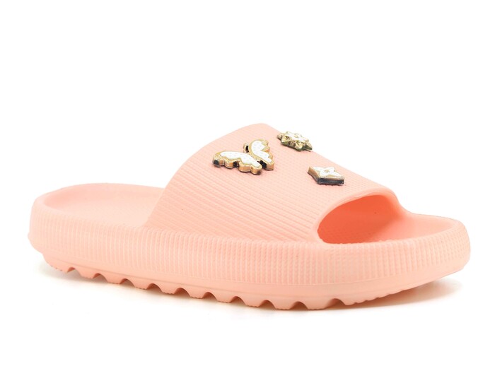 Apella Zenne E800-5 Havlu Taşlı Lux Eva Terlik Pudra - Apella