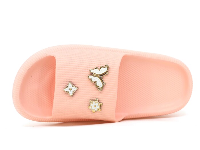 Apella Zenne E800-5 Havlu Taşlı Lux Eva Terlik Pudra - Apella (1)