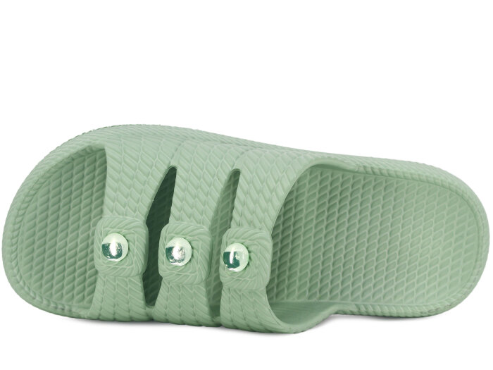 Apella Zenne E800-9 Başak Örgülü Lux Eva Terlik Çağla Yeşili - Apella (1)