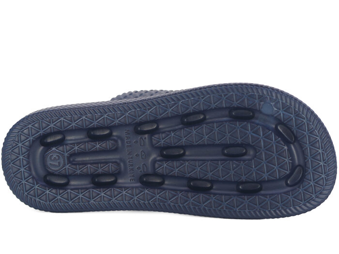 Apella Zenne E800-9 Başak Örgülü Lux Eva Terlik Lacivert - 3