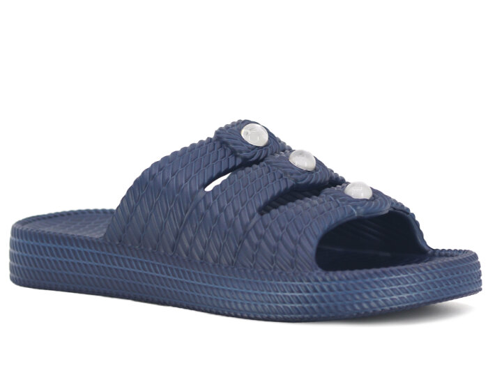 Apella Zenne E800-9 Başak Örgülü Lux Eva Terlik Lacivert - 1