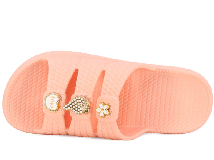 Apella Zenne E800-9 Başak Örgülü Lux Eva Terlik Pudra - 2