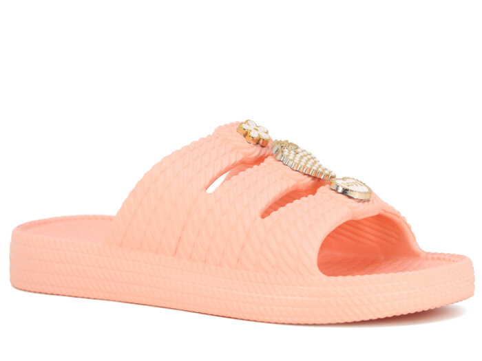 Apella Zenne E800-9 Başak Örgülü Lux Eva Terlik Pudra - 1