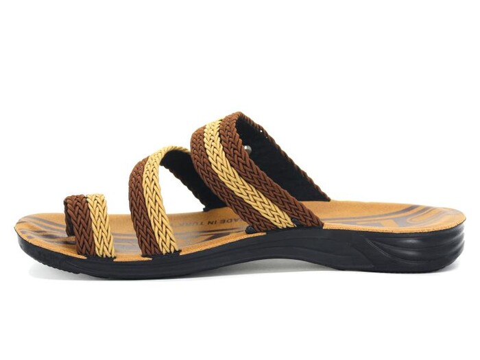 Aris Merdane 10101 Baş Parmak Arası Terlik Kahve - Aris (1)