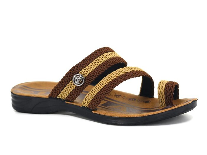 Aris Merdane 10101 Baş Parmak Arası Terlik Kahve - Aris