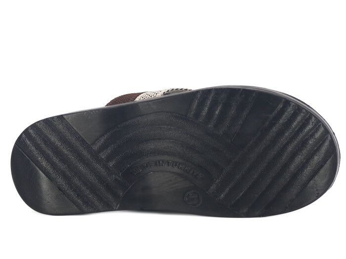 Aris Merdane 10201 Halatlı Günlük Terlik Kahve - 3