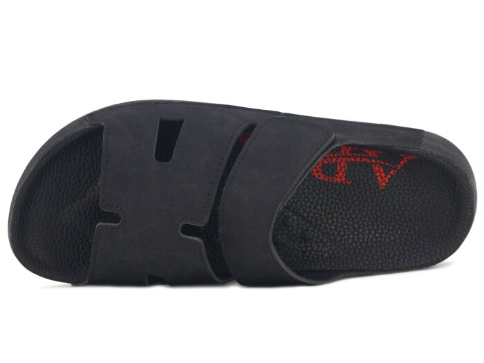 Aris Merdane 20003 Cırtlı Hrms Monta Spor Taban Kutulu Günlük Terlik Siyah - Aris (1)