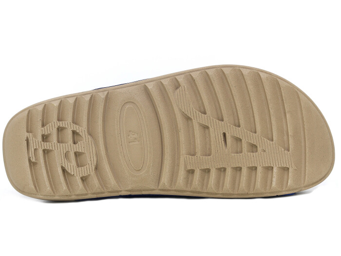 Aris Merdane 20054 Cırtlı Tokalı Monta Spor Taban Kutulu Günlük Terlik Lacivert - 3