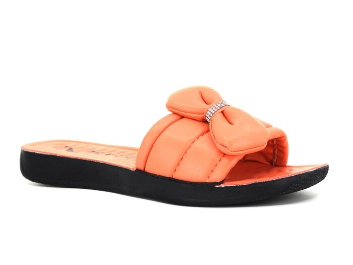 Aris Zenne 16733 Taşlı Köşe Taban Günlük Terlik Pudra - Aris