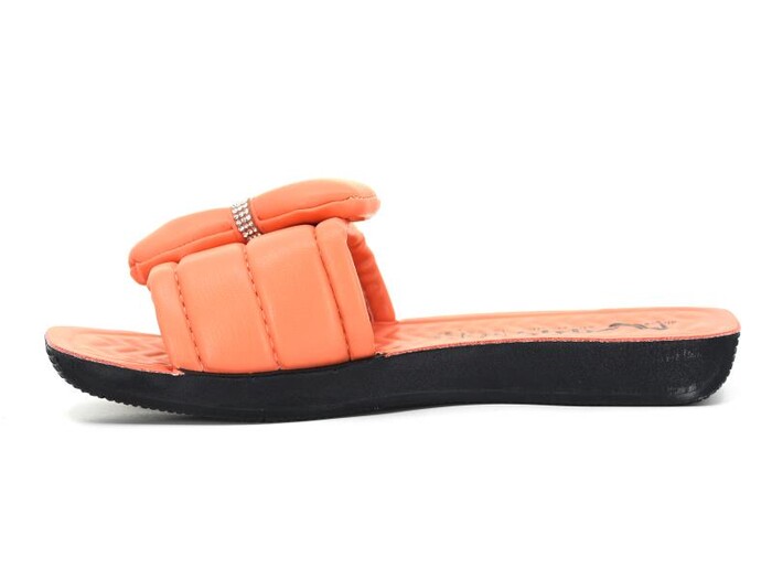 Aris Zenne 16733 Taşlı Köşe Taban Günlük Terlik Pudra - Aris (1)