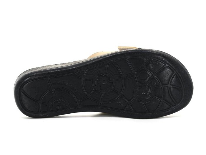 Aris Zenne 5151 Tek Toka Poşetli Günlük Terlik Camel - 6