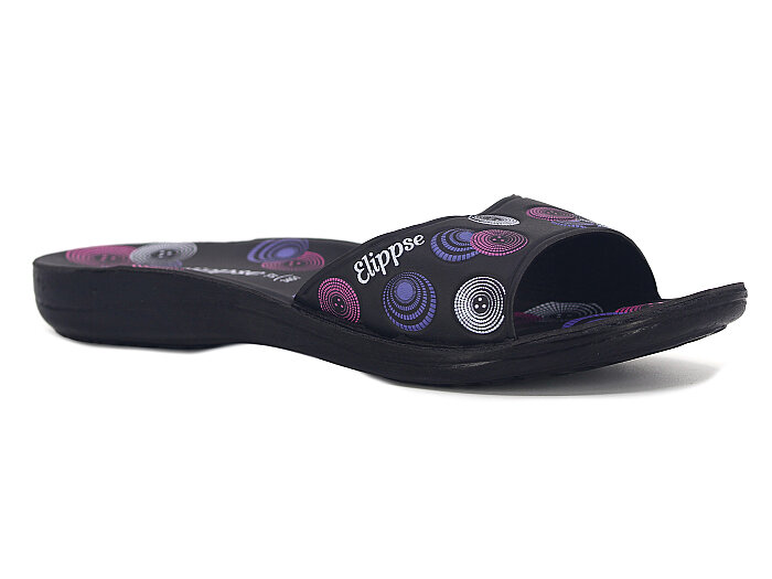 Aris Zenne 5225 Relix Elips Günlük Terlik Siyah - Aris