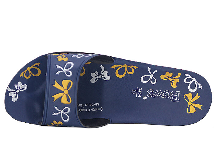 Aris Zenne 5226 Relix Kurdele Günlük Terlik Lacivert - 2