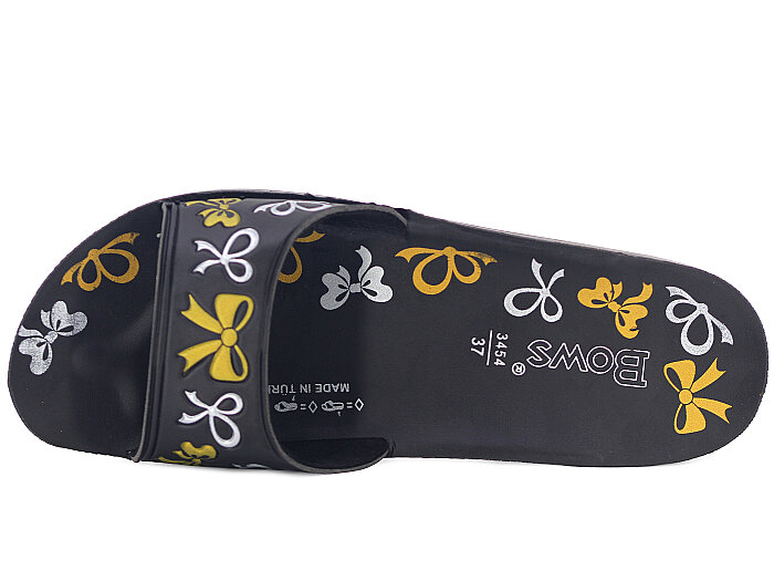 Aris Zenne 5226 Relix Kurdele Günlük Terlik Siyah - Aris (1)