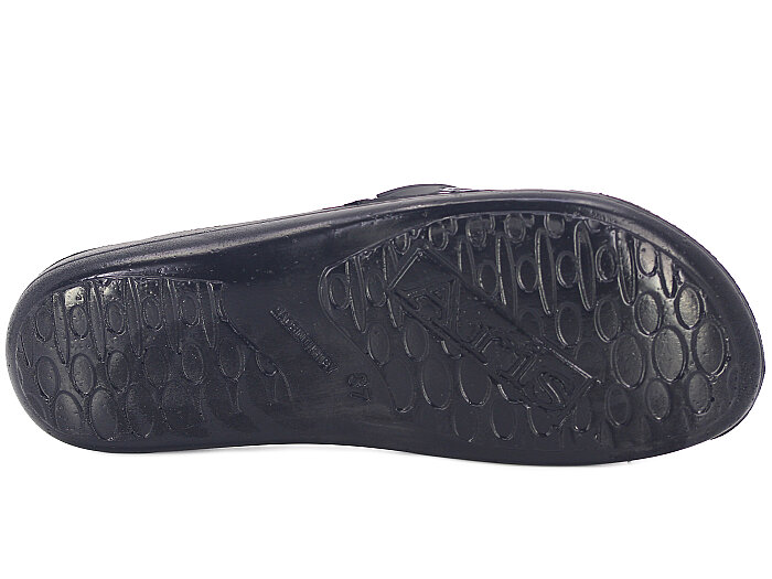 Aris Zenne 5226 Relix Kurdele Günlük Terlik Siyah - 3