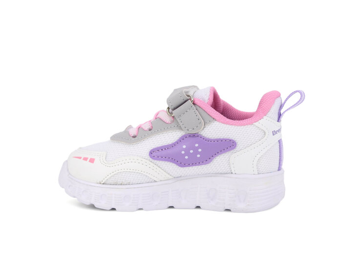 Armix Bebe 015 Deep Işıklı Anorak Spor Ayakkabı Beyaz - Pembe - Armix (1)