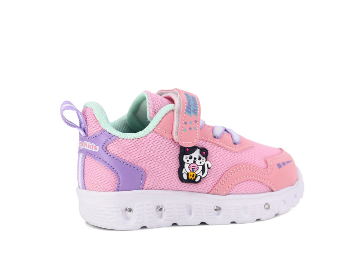 Armix Bebe 015 Deep Işıklı Anorak Spor Ayakkabı Pembe - Su Yeşil - 3