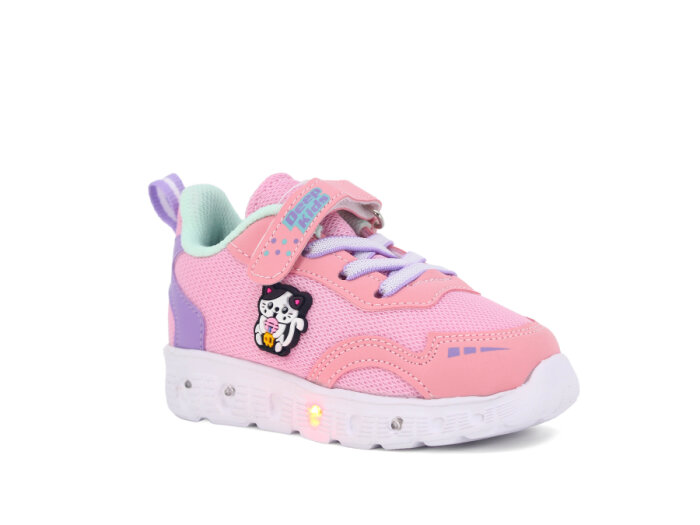 Armix Bebe 015 Deep Işıklı Anorak Spor Ayakkabı Pembe - Su Yeşil - 1