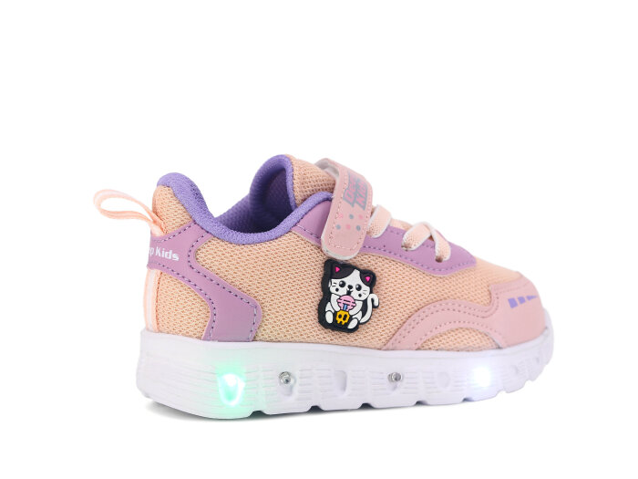 Armix Bebe 015 Deep Işıklı Anorak Spor Ayakkabı Pudra - Lila - 3