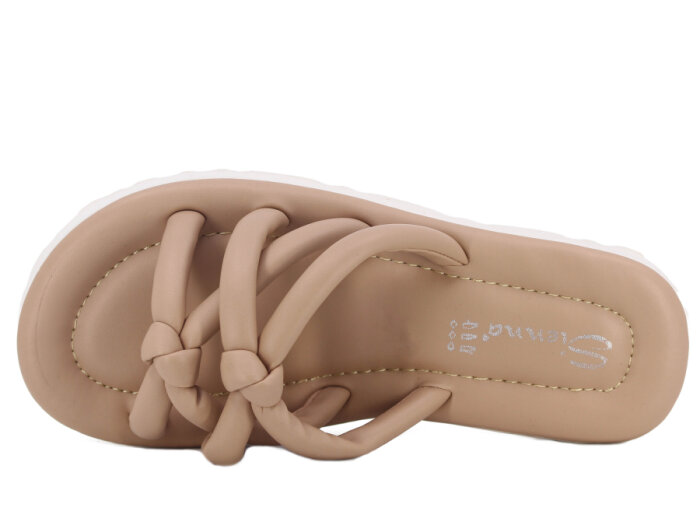 Asos Zenne AS04 Günlük Terlik Bej - 2