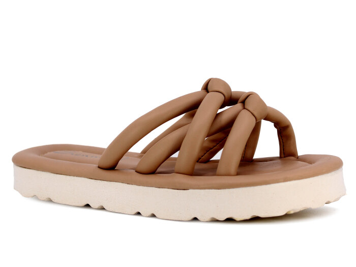 Asos Zenne AS04 Günlük Terlik Bej - Asos