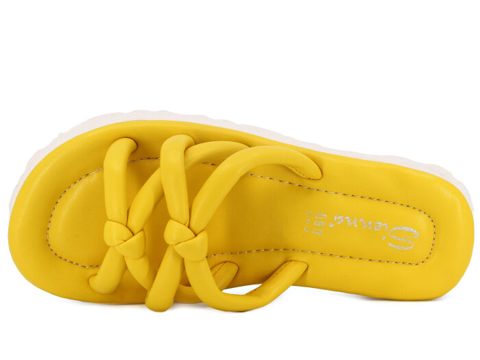 Asos Zenne AS04 Günlük Terlik Sarı - Asos (1)