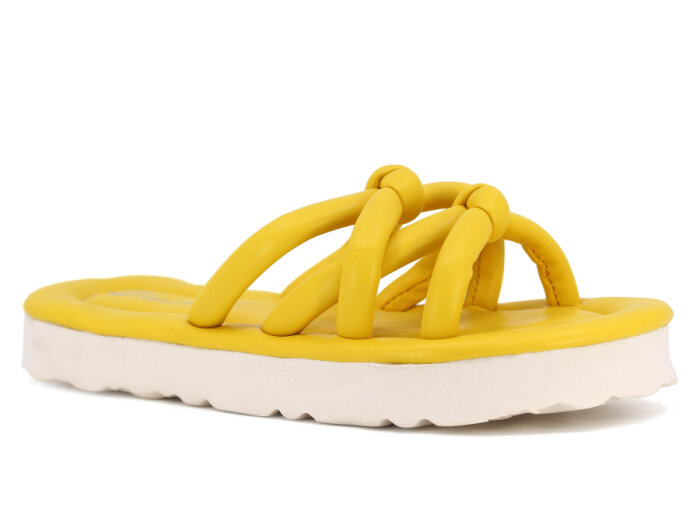 Asos Zenne AS04 Günlük Terlik Sarı - 1