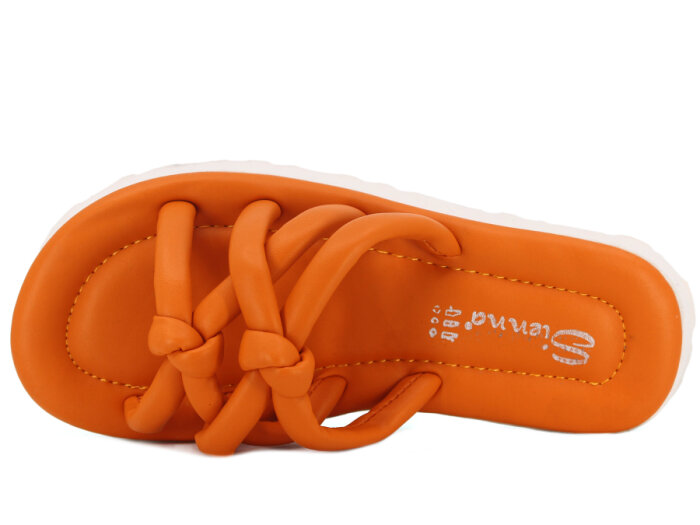 Asos Zenne AS04 Günlük Terlik Turuncu - 2