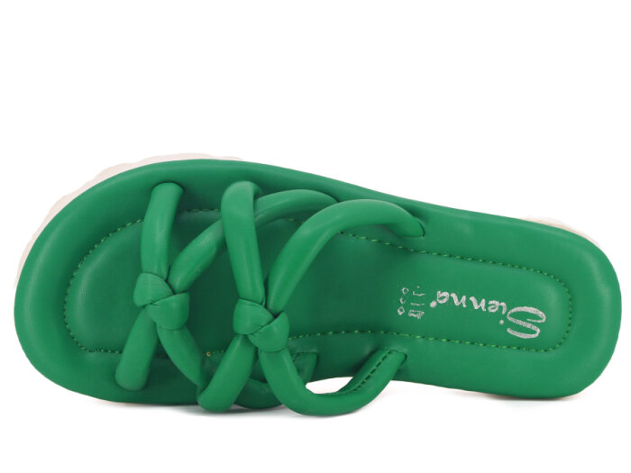 Asos Zenne AS04 Günlük Terlik Yeşil - 2