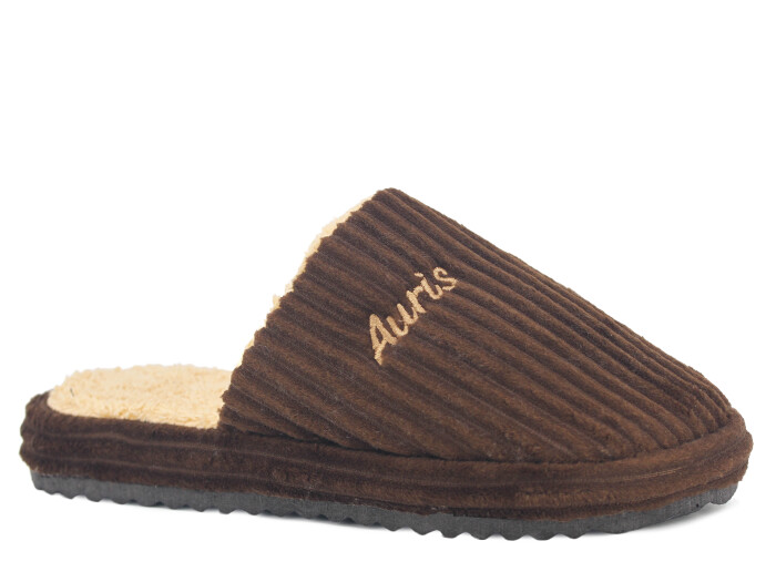 Auris Merdane 210 BR Fitilli Kapalı Atom Ev Terliği Kahve 