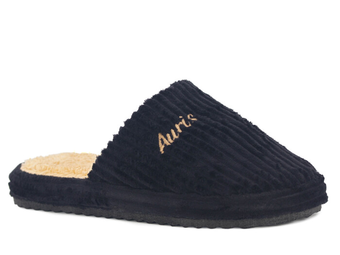 Auris Merdane 210 BR Fitilli Kapalı Atom Ev Terliği Siyah - 1