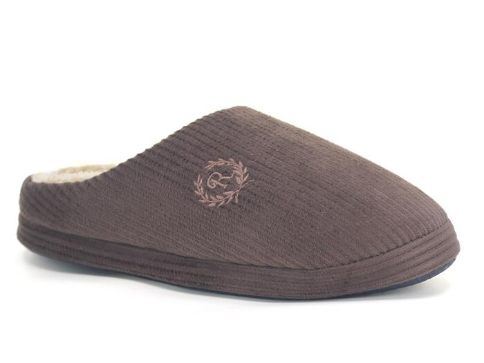 Auris Merdane Termo Taban Fitilli Gondol(41-45) Ev Terliği Kahve - 1