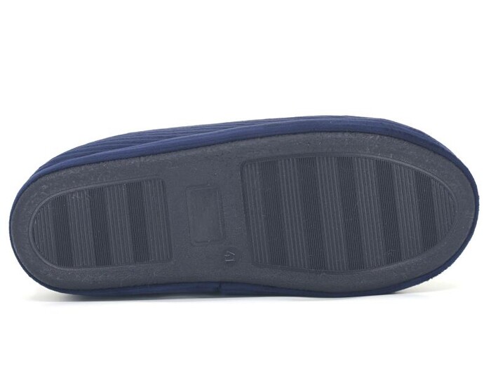 Auris Merdane Termo Taban Fitilli Gondol(41-45) Ev Terliği Lacivert - 3